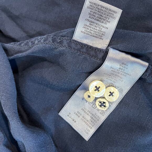 Tommy Bahama Island Modern Fit - Gray/Blue Short Sleeve Shirts - Lot of 2 - Picture 15 of 16